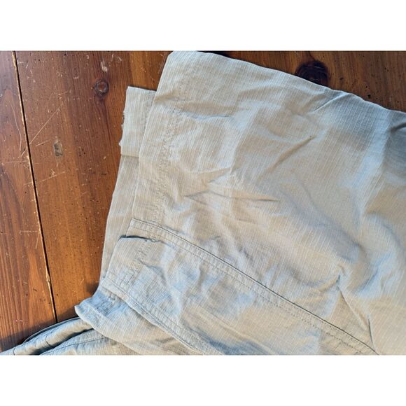 Rail Riders Men’s Convertible Sage Green Ripstop Nylon Pants 42” x 29” - Picture 12 of 12